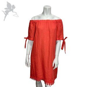 NWT LUNGO L'ARNO  linen shift dress